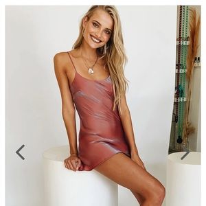 90's Muse Bias Cut Mini Dress